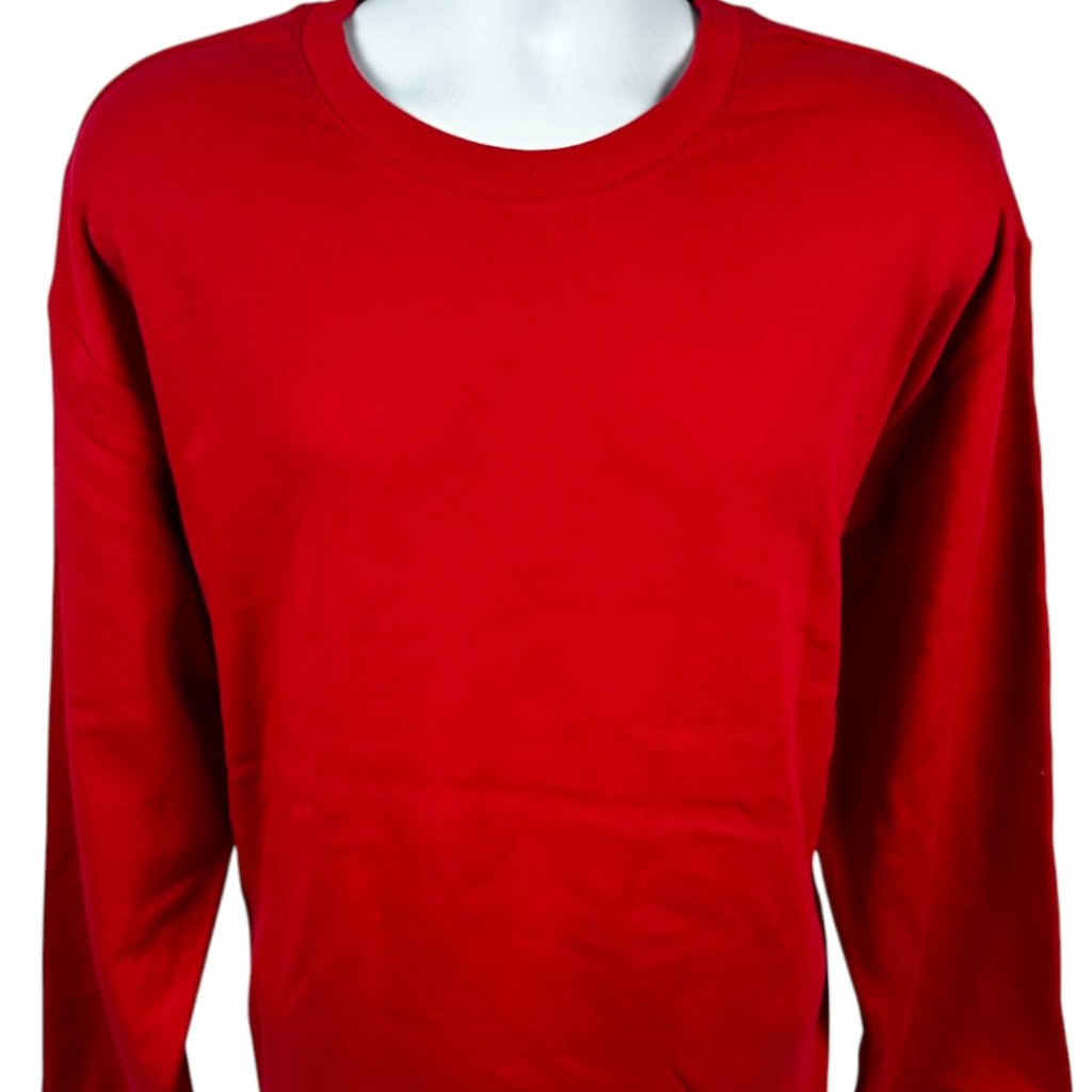 Mens Alternative Apparel EcoCozy Fleece Sweatshirt UltraSoft Apple Red